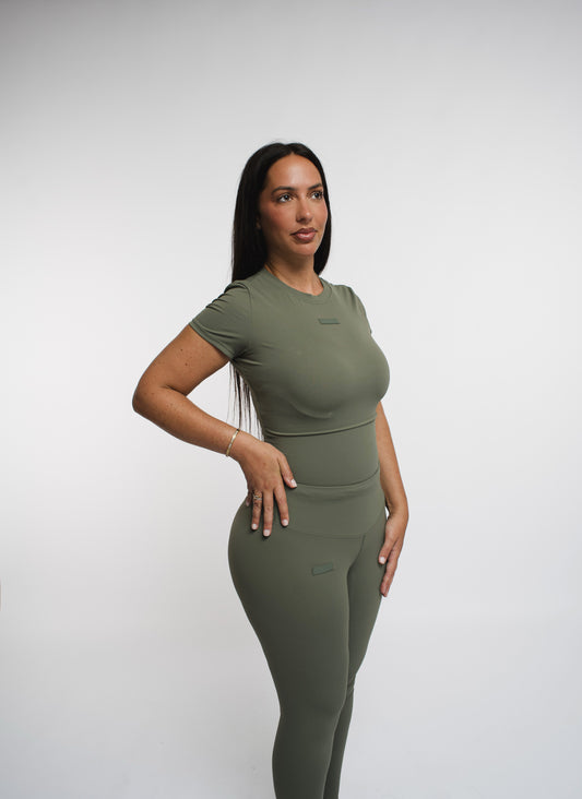 T-SHIRT SCULPT KULTURE VERT